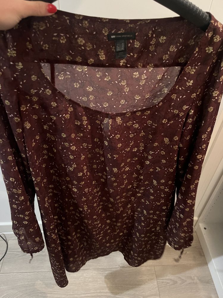 Mango Women'S Floral Long Sleeve Blouse ( ref.19) 